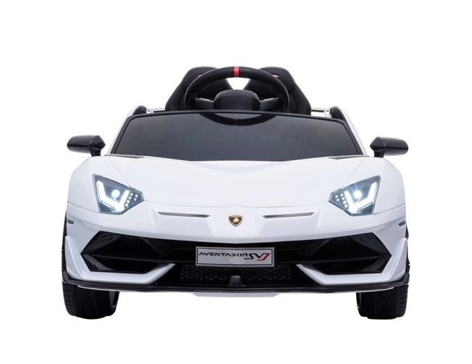 Elektromobilis vaikams Lamborghini Aventador baltas