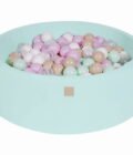 CUPCAKE kamuoliukų baseinas su 250 kamuoliukais