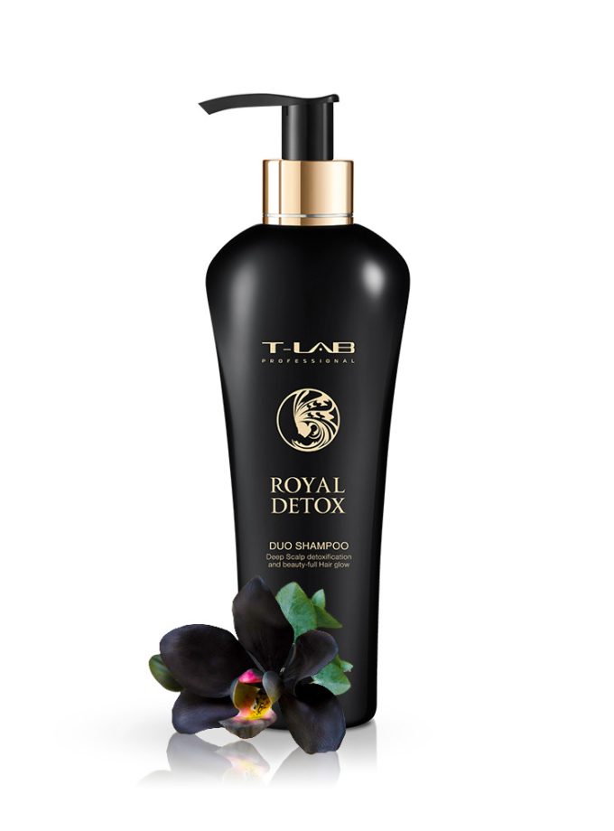 T-LAB Professional Royal Detox Duo Shampoo – Detoksikuojantis šampūnas 300ml