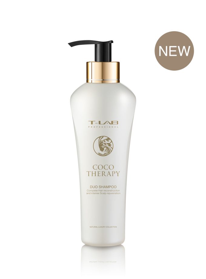T-LAB Coco Therapy - plaukų šampūnas 300ml