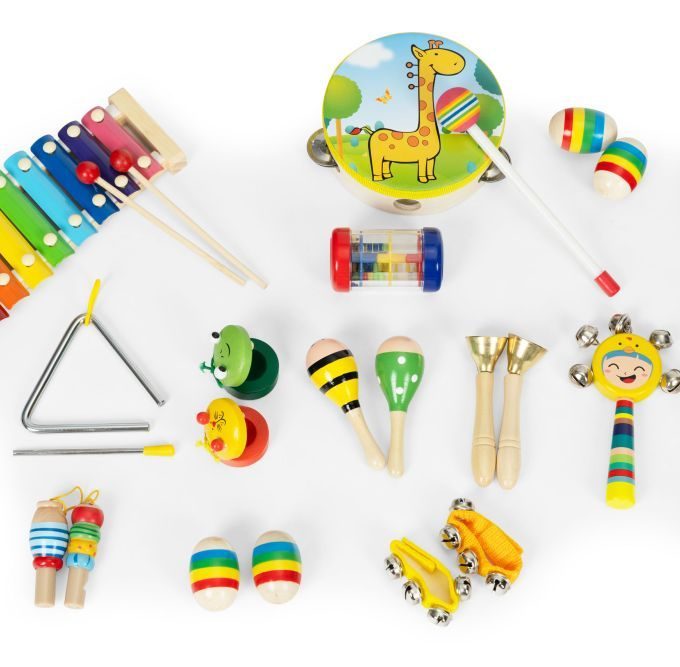 Eco Toys muzikos rinkinys 14 instrumentų